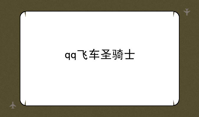 qq飞车圣骑士