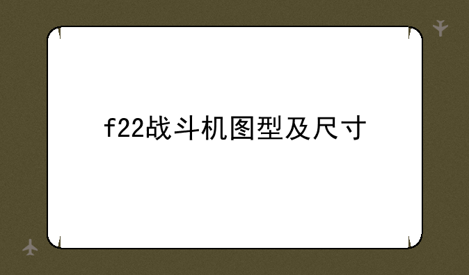 f22战斗机图型及尺寸