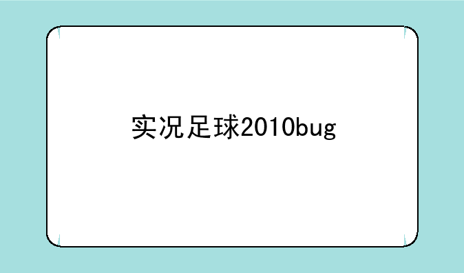 实况足球2010bug