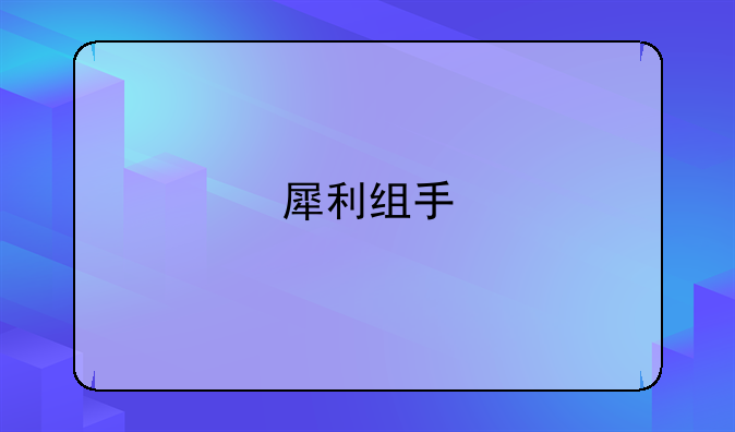 犀利组手